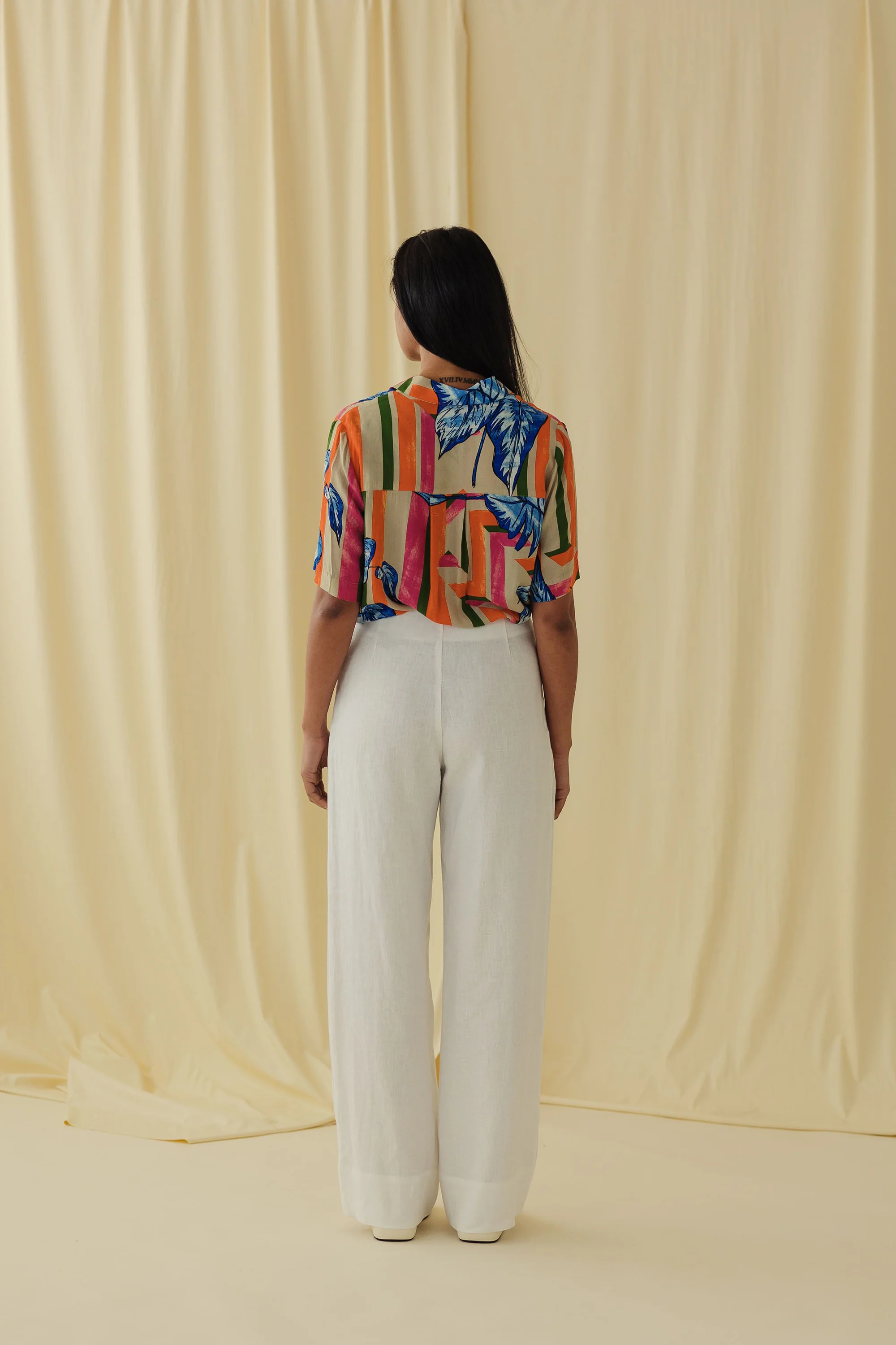 Moi Linen Pants - White - Image 4
