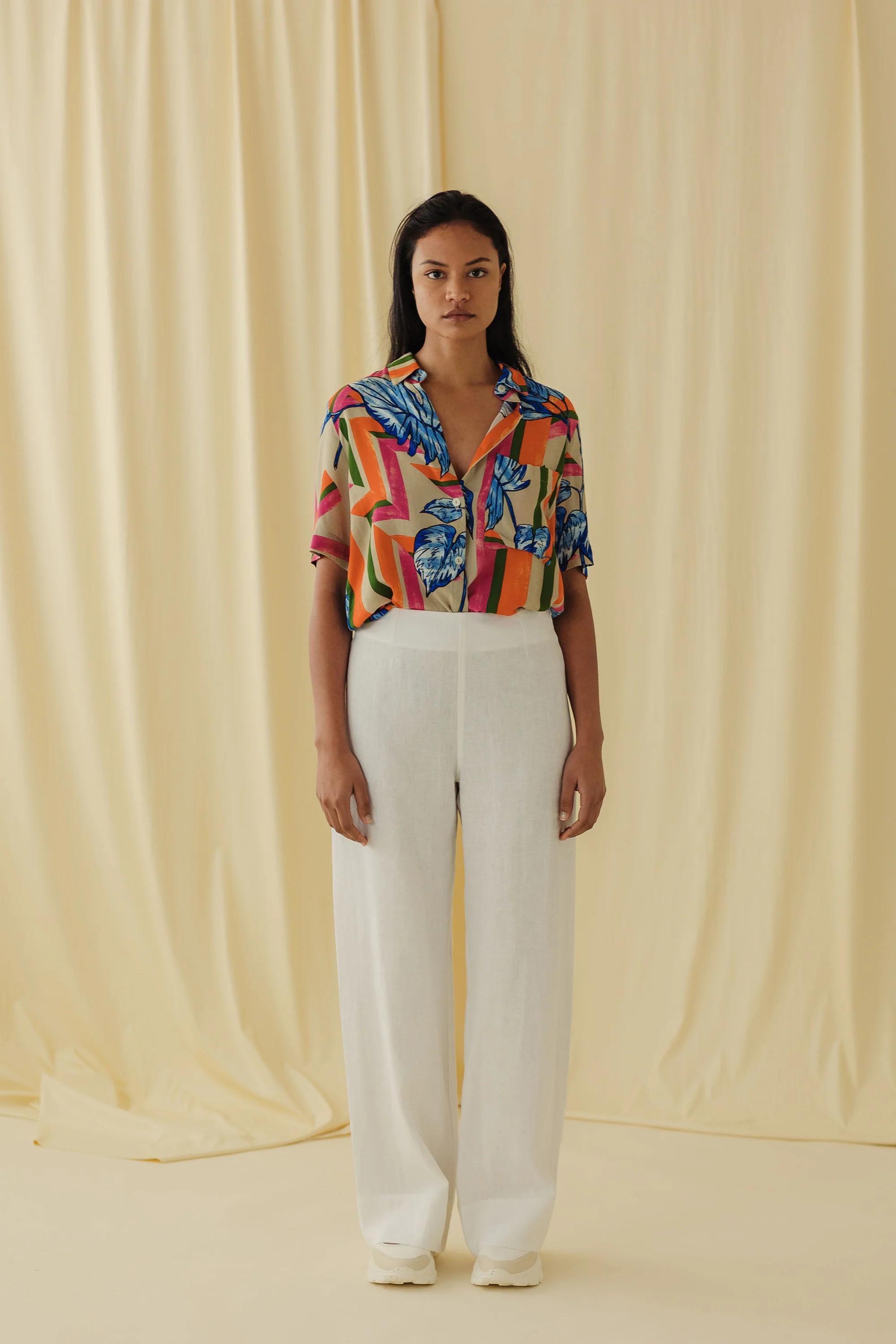 Moi Linen Pants - White - Image 8