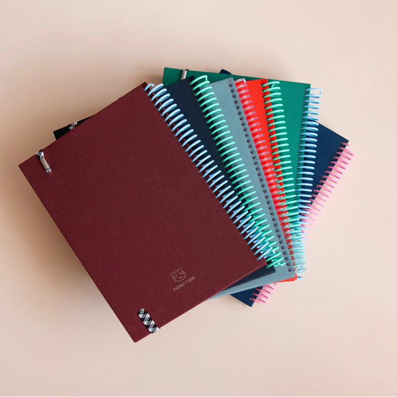 Canvas Notebook - Bordeaux - Image 3
