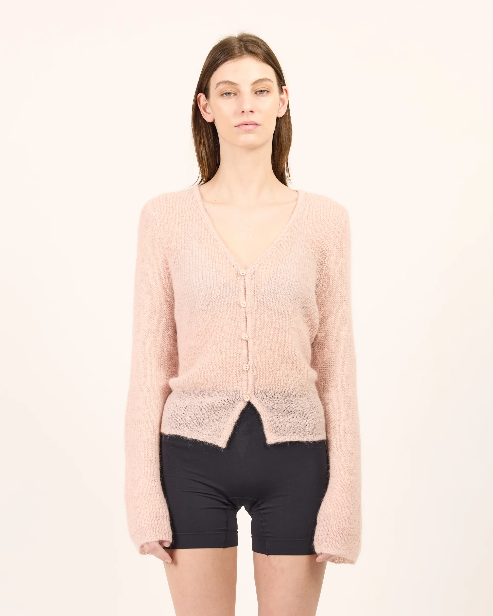 Lotus Mohair Cardi - Pink - Image 5