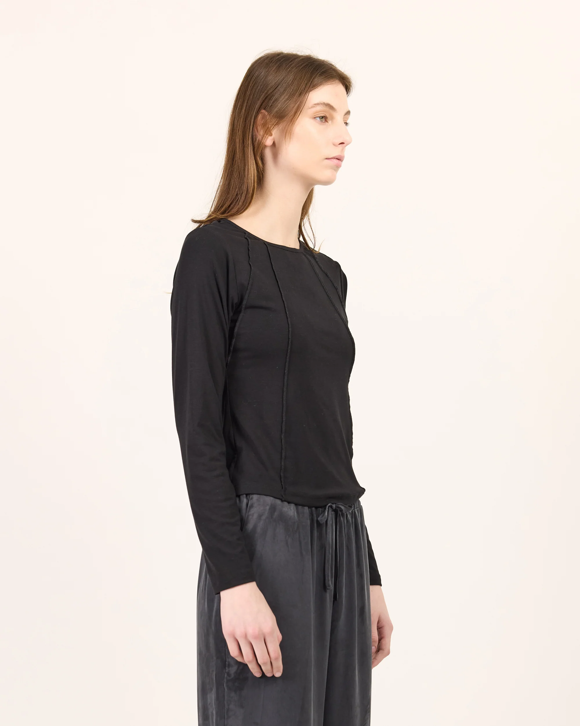 Seam Top - Black - Image 6
