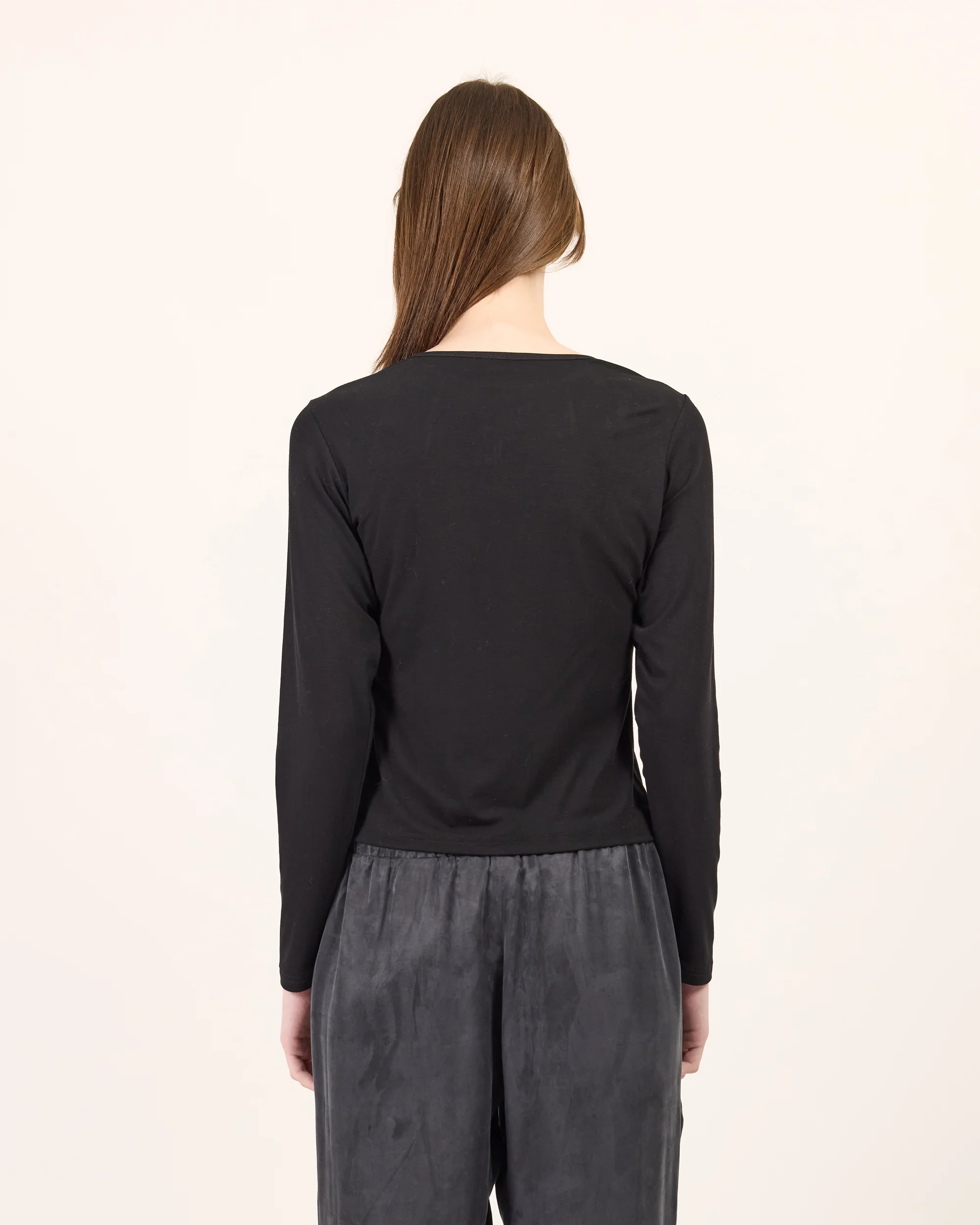 Seam Top - Black - Image 7