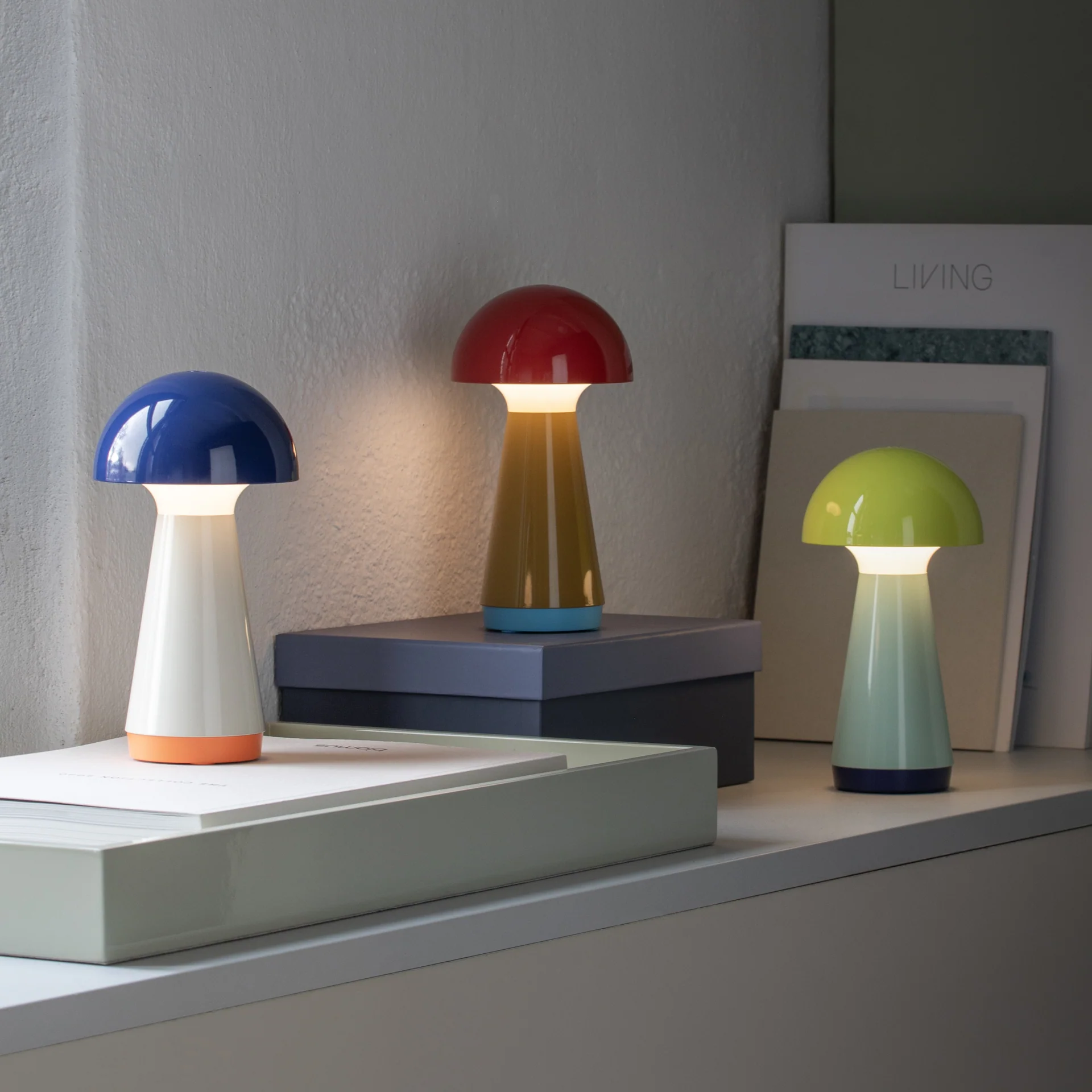 Bobbi Table Lamp - Red - Image 2