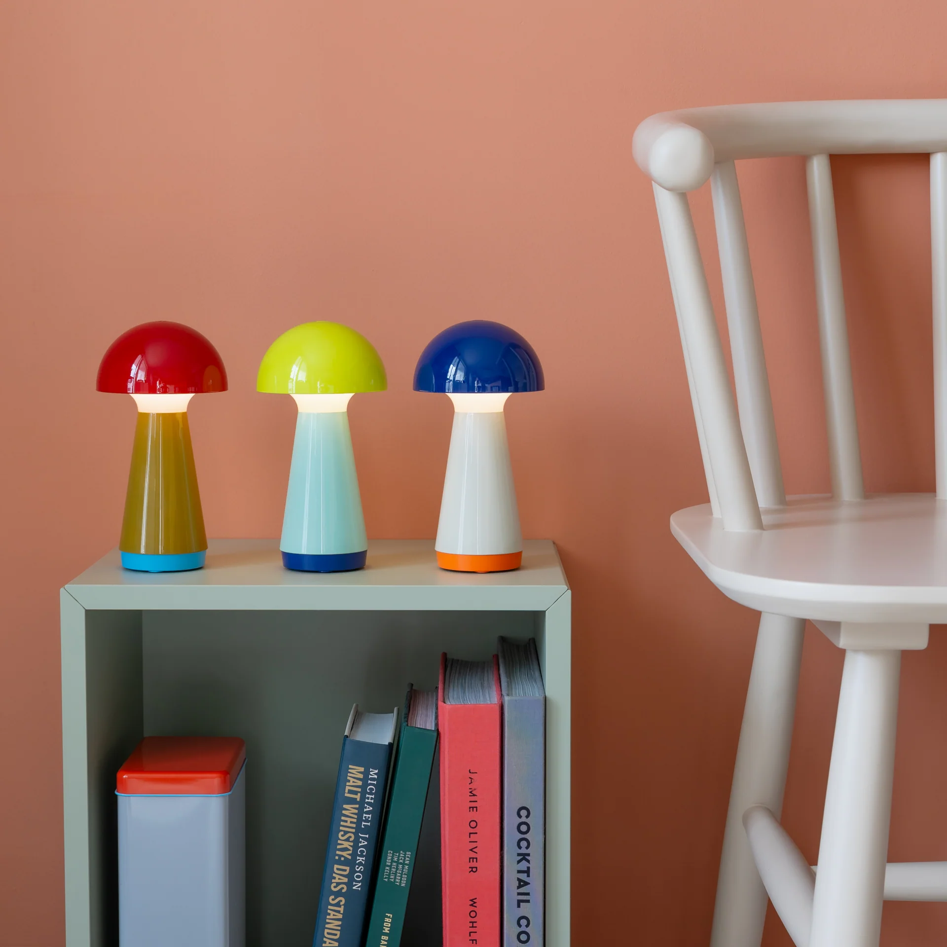 Bobbi Table Lamp - Red - Image 3