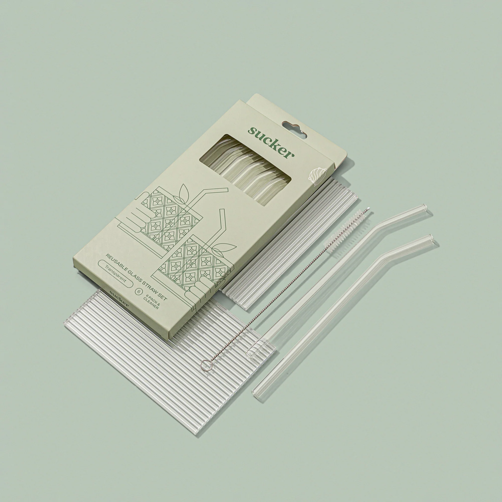 Glass Drinking Straws - Clear - Image 5