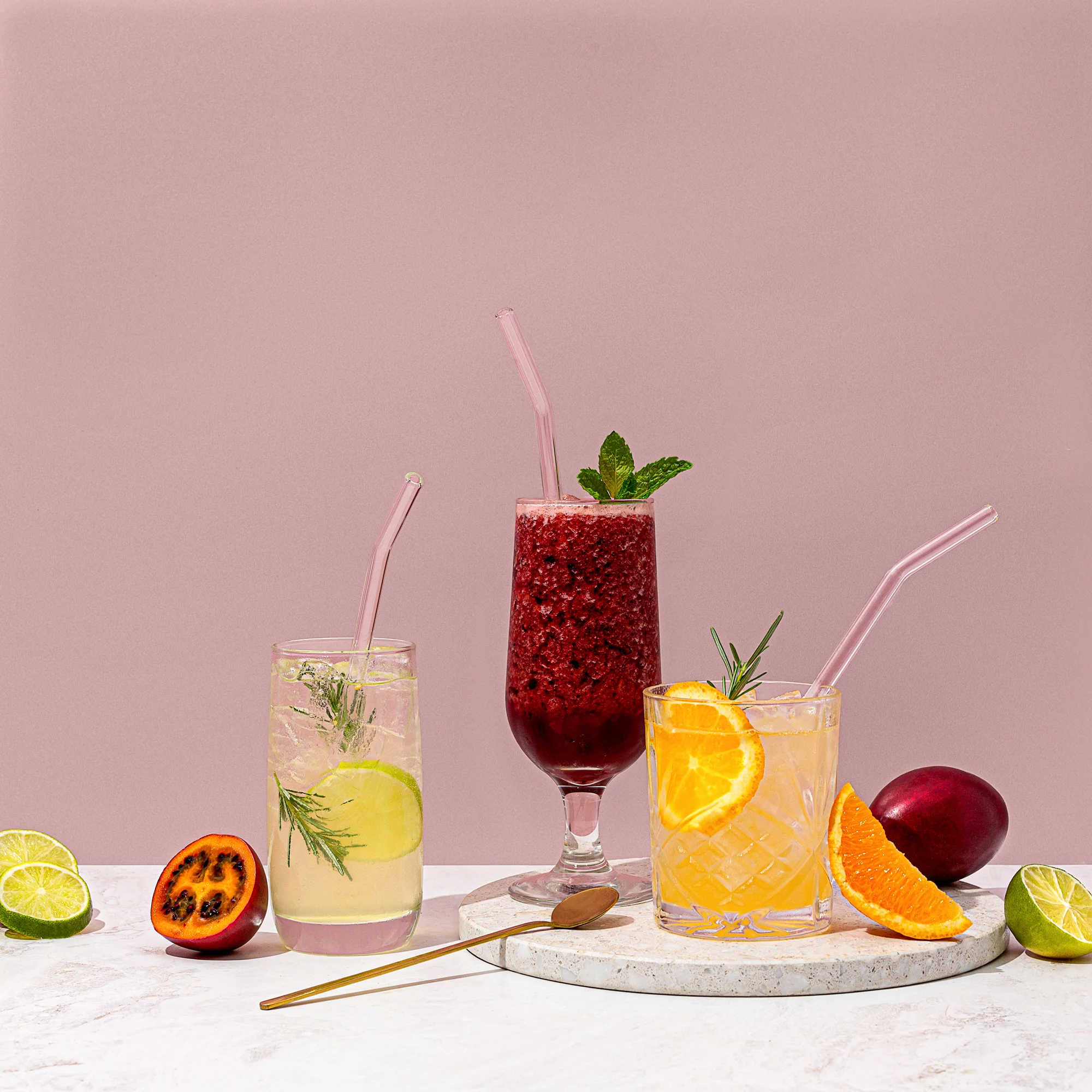 Glass Drinking Straws - Colours - Image 4