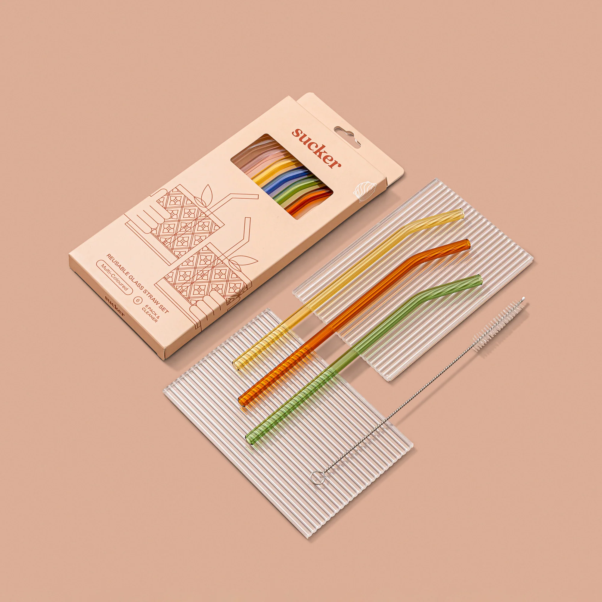 Glass Drinking Straws - Colours - Image 6