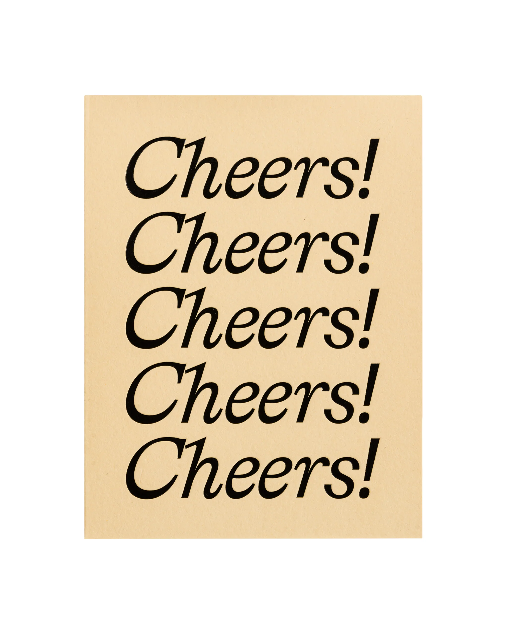 Card - Cheers