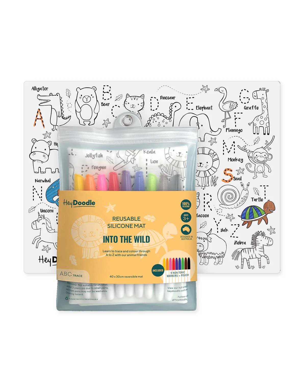 Silicone Drawing Mat - Into the Wild