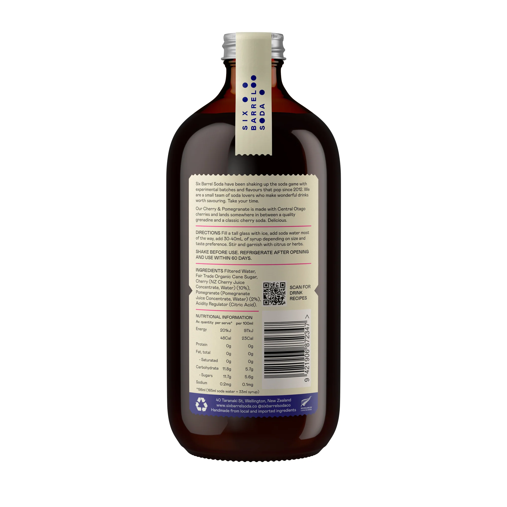 Cherry & Pomegranate Soda Syrup - Image 4