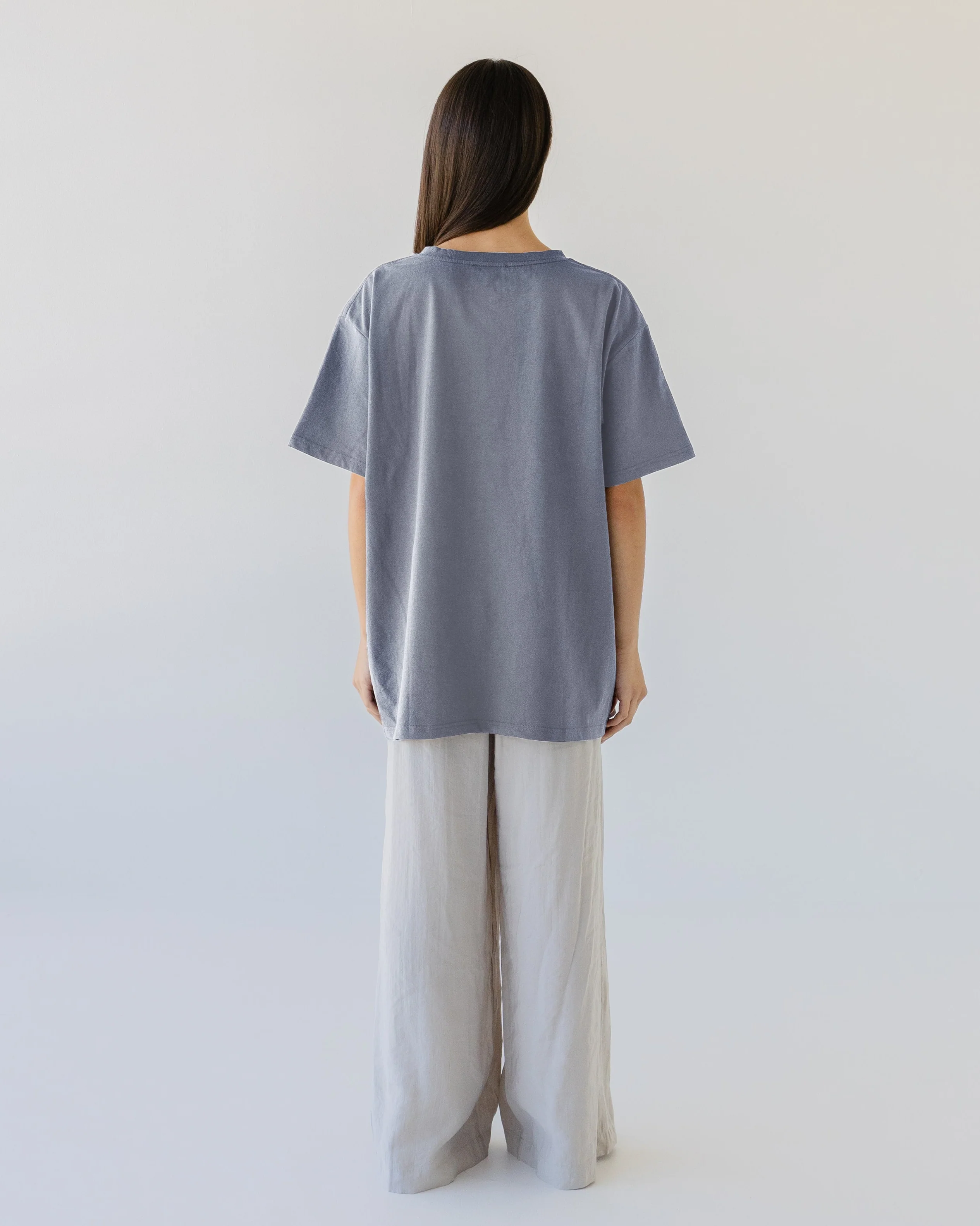 Boyfriend Tee - Grey - Image 3