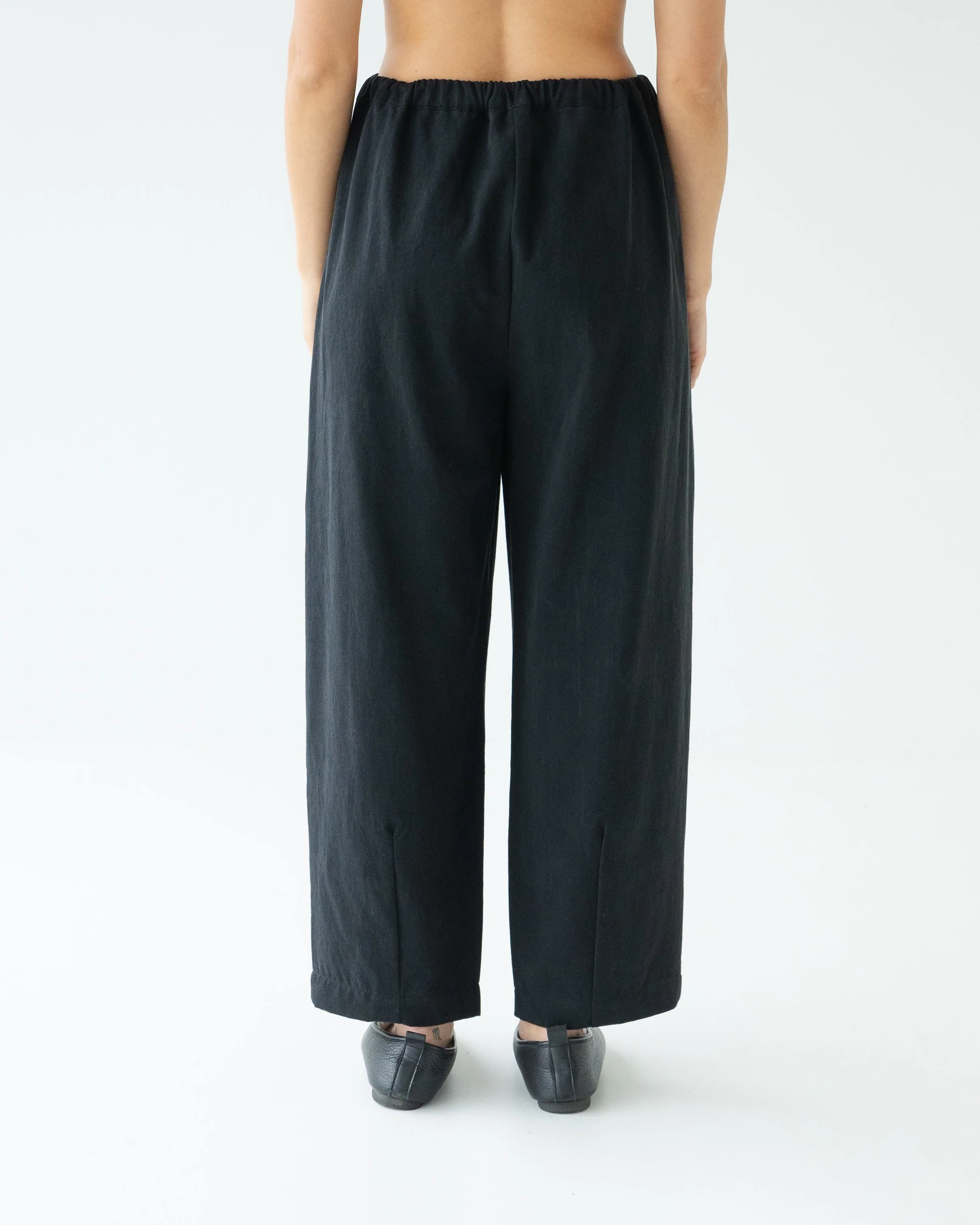 Effortless Twill Pant - Black - Image 3