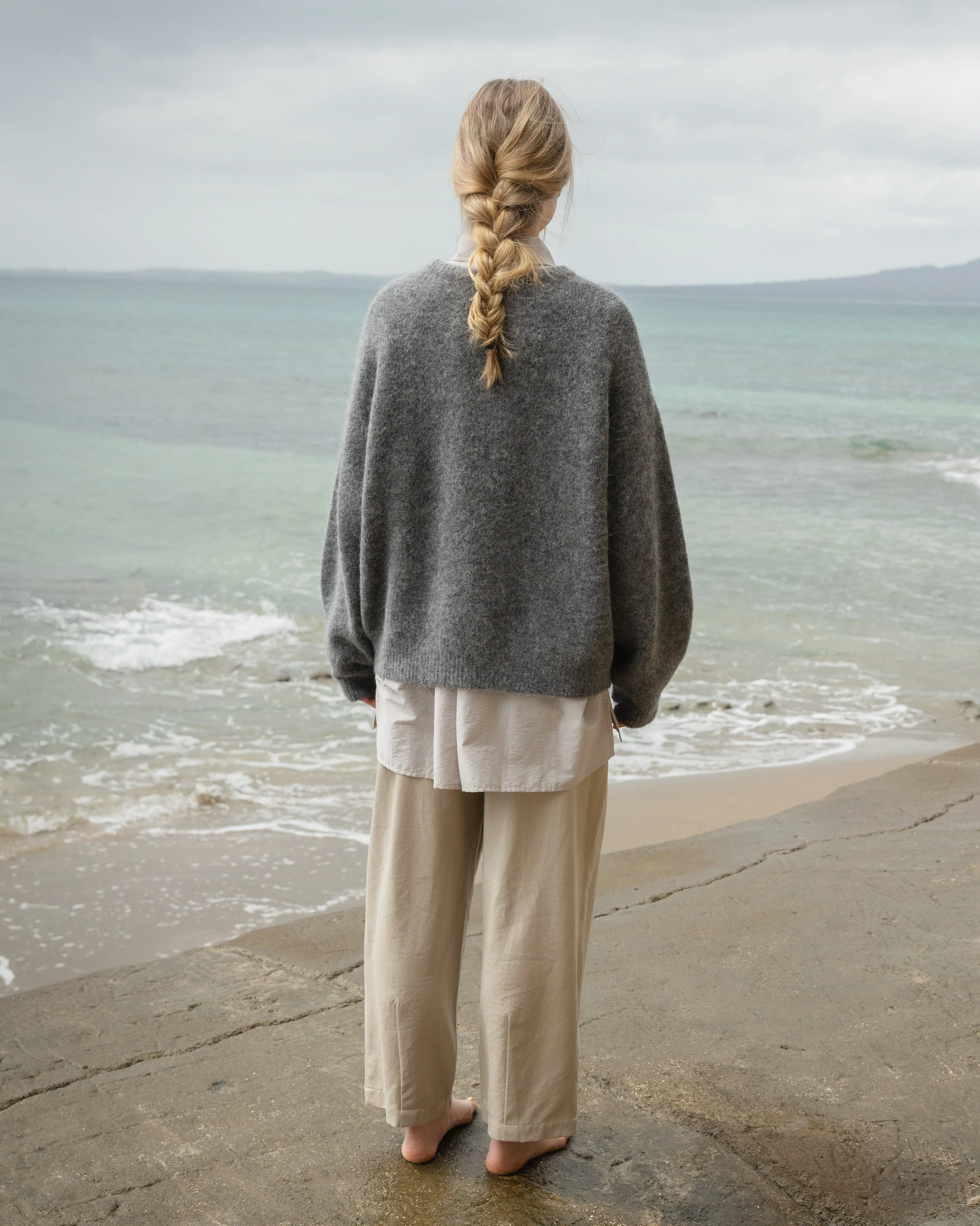 Effortless Twill Pant - Oat - Image 3