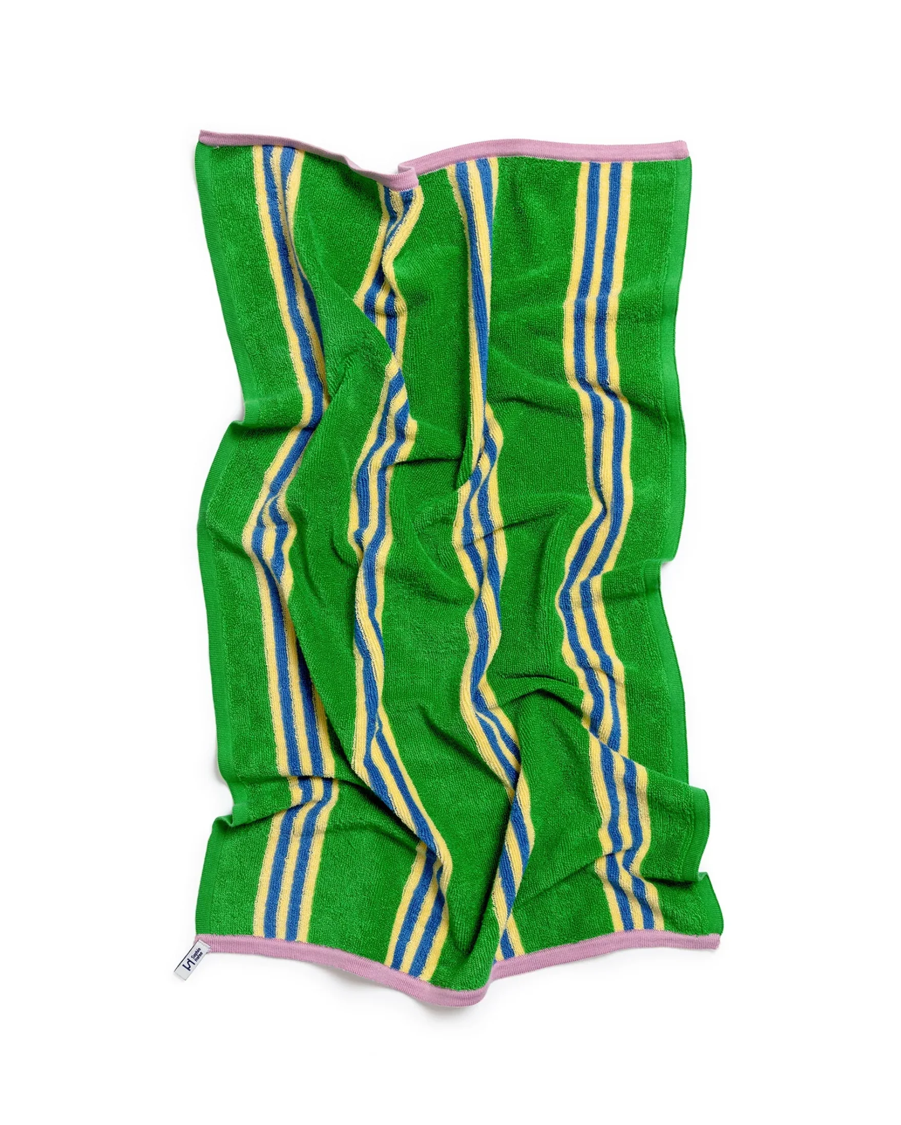 Stripe Hand Towel - Green - Image 3