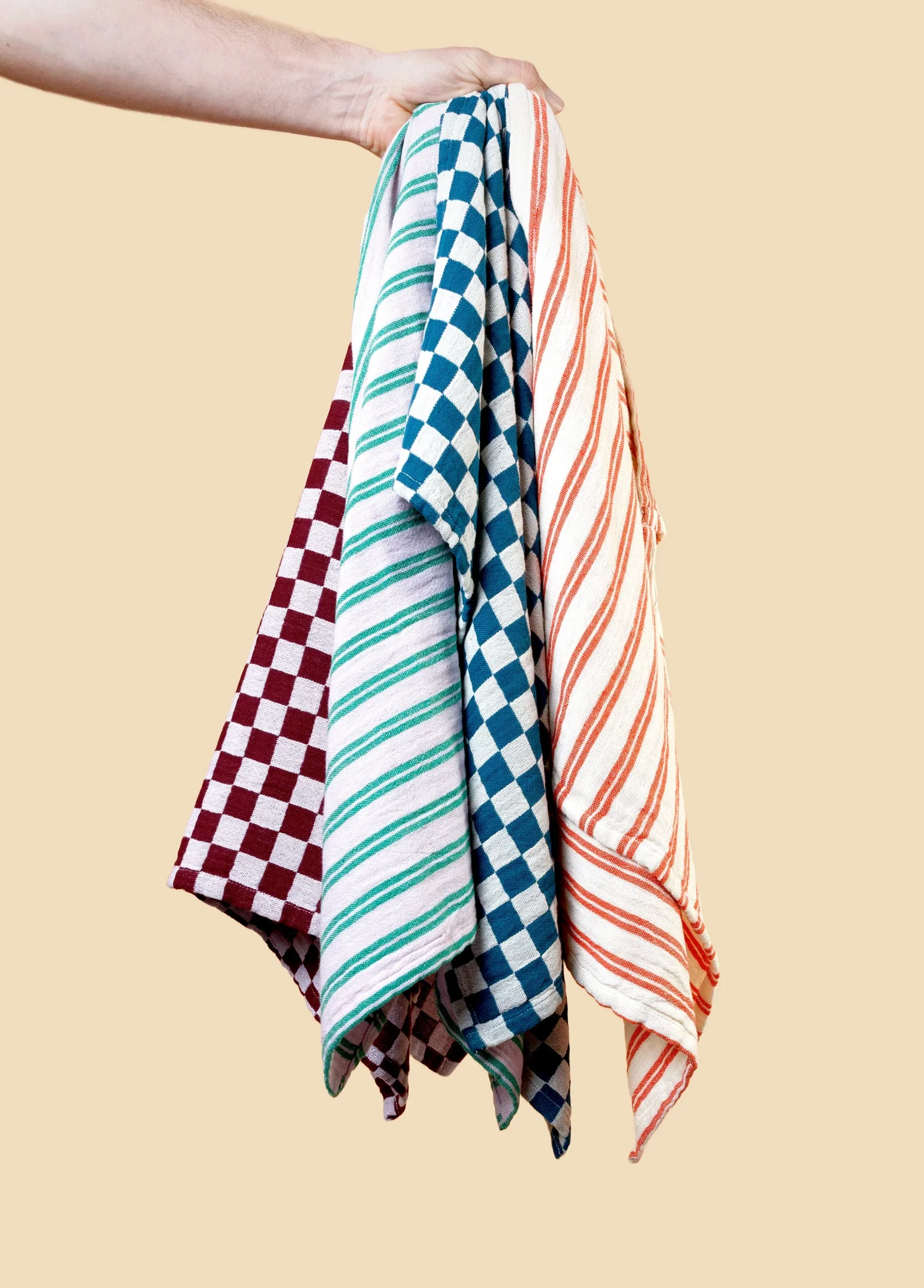 Tea Towel - Red Stripe - Image 4