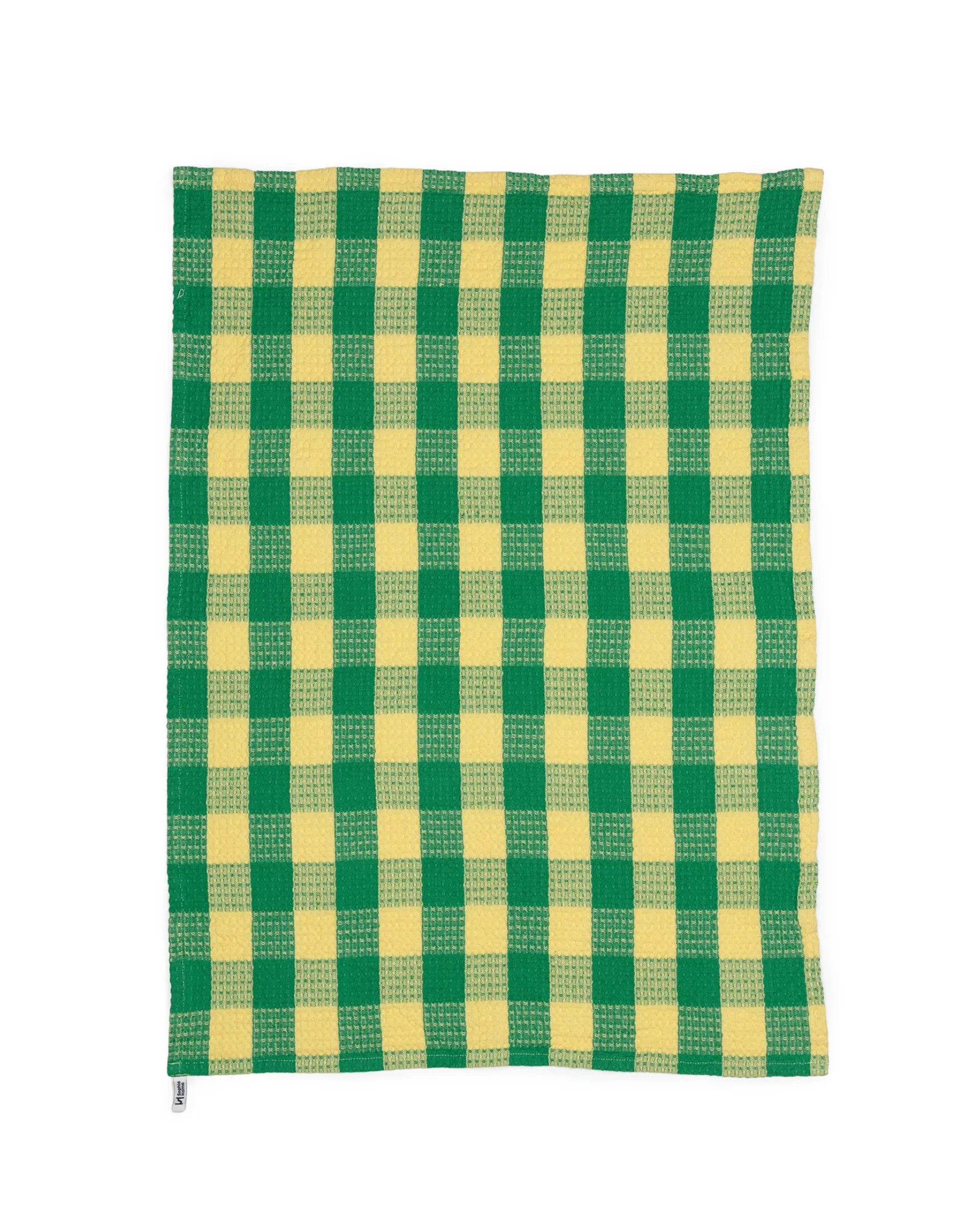 Tea Towel Set - Green Check - Image 7
