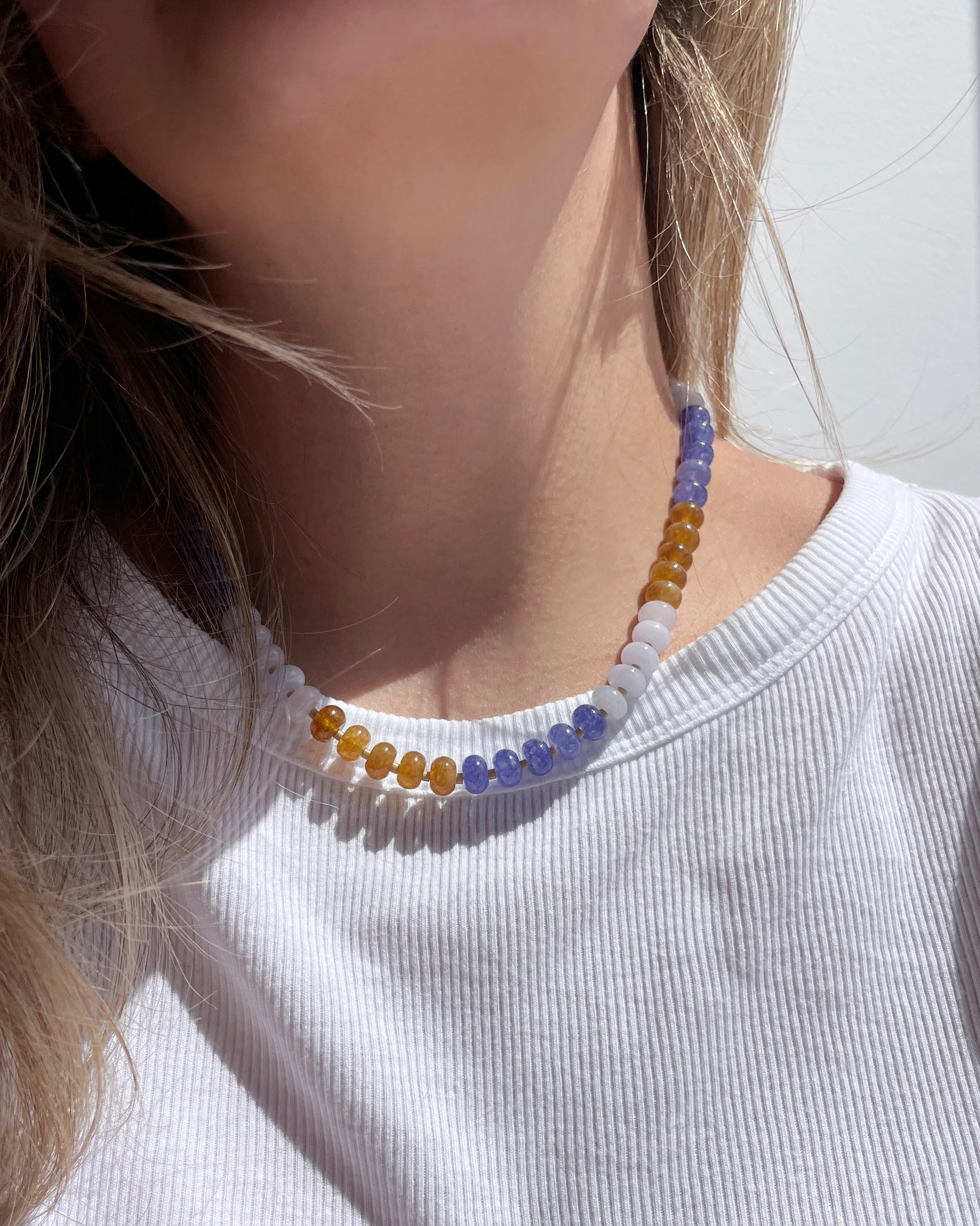 Blue Jeans Gemstone Necklace - Image 2