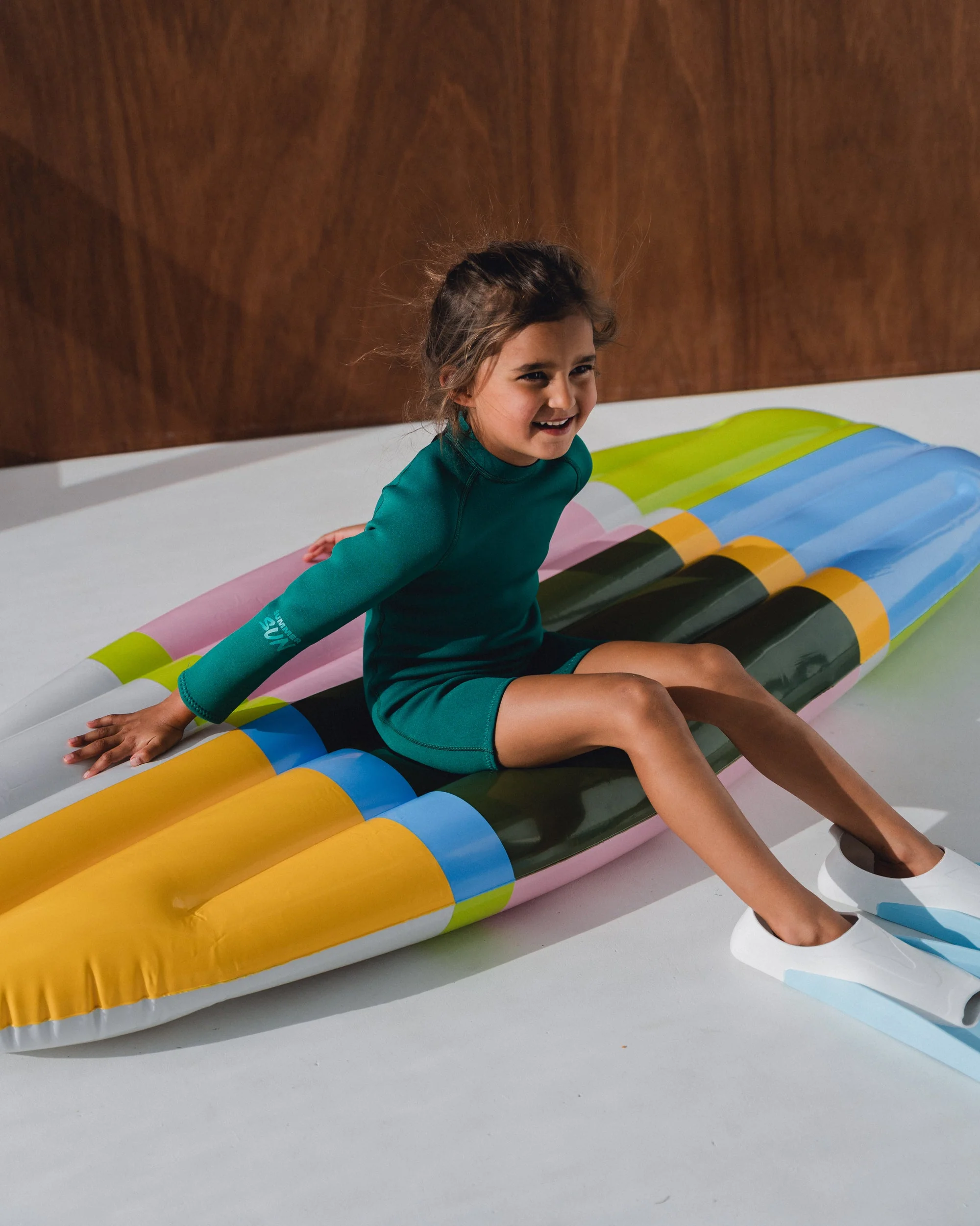 Kids' Wetsuit - Forest Green - Image 2