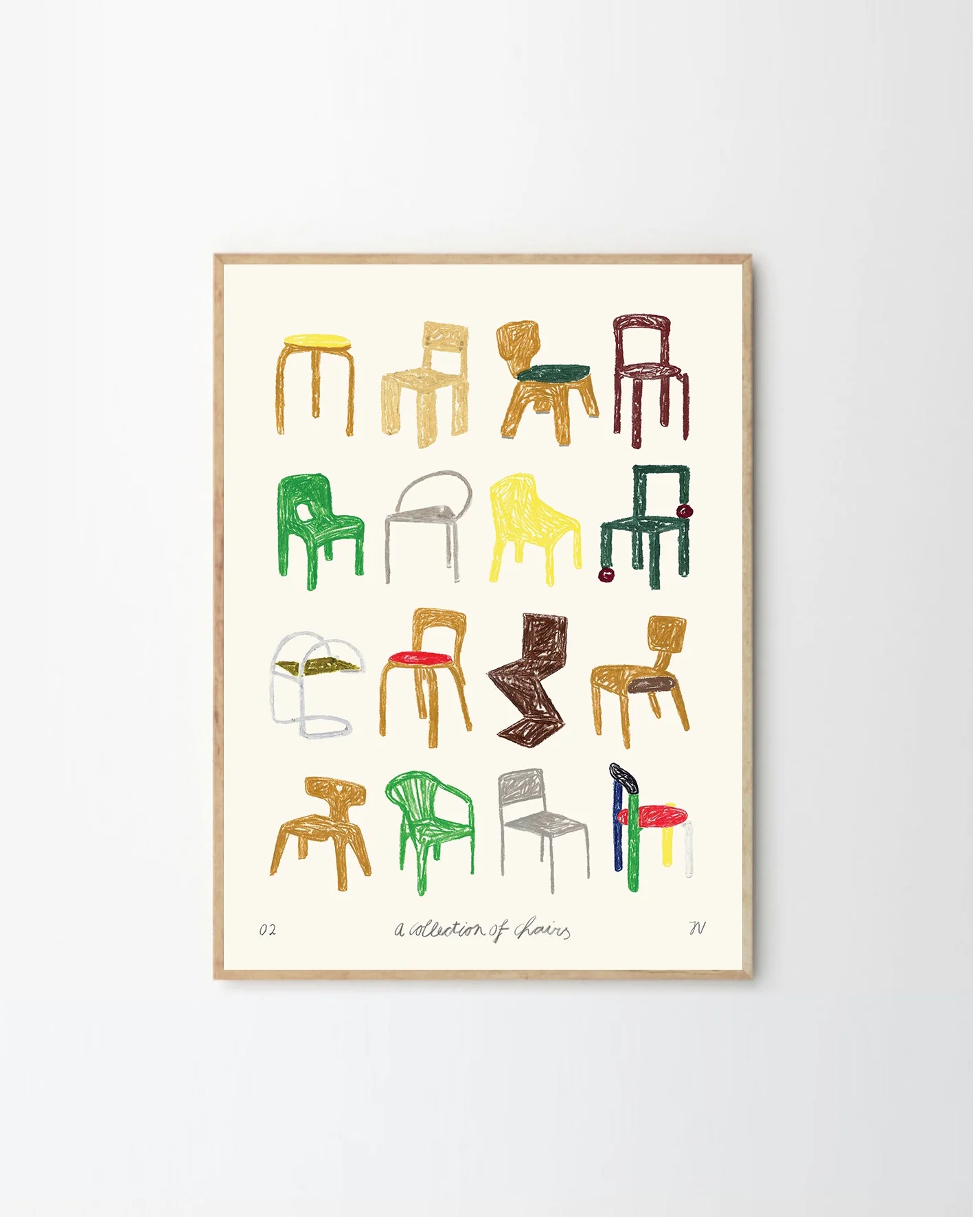 Print - A Collection of Chairs - Image 4