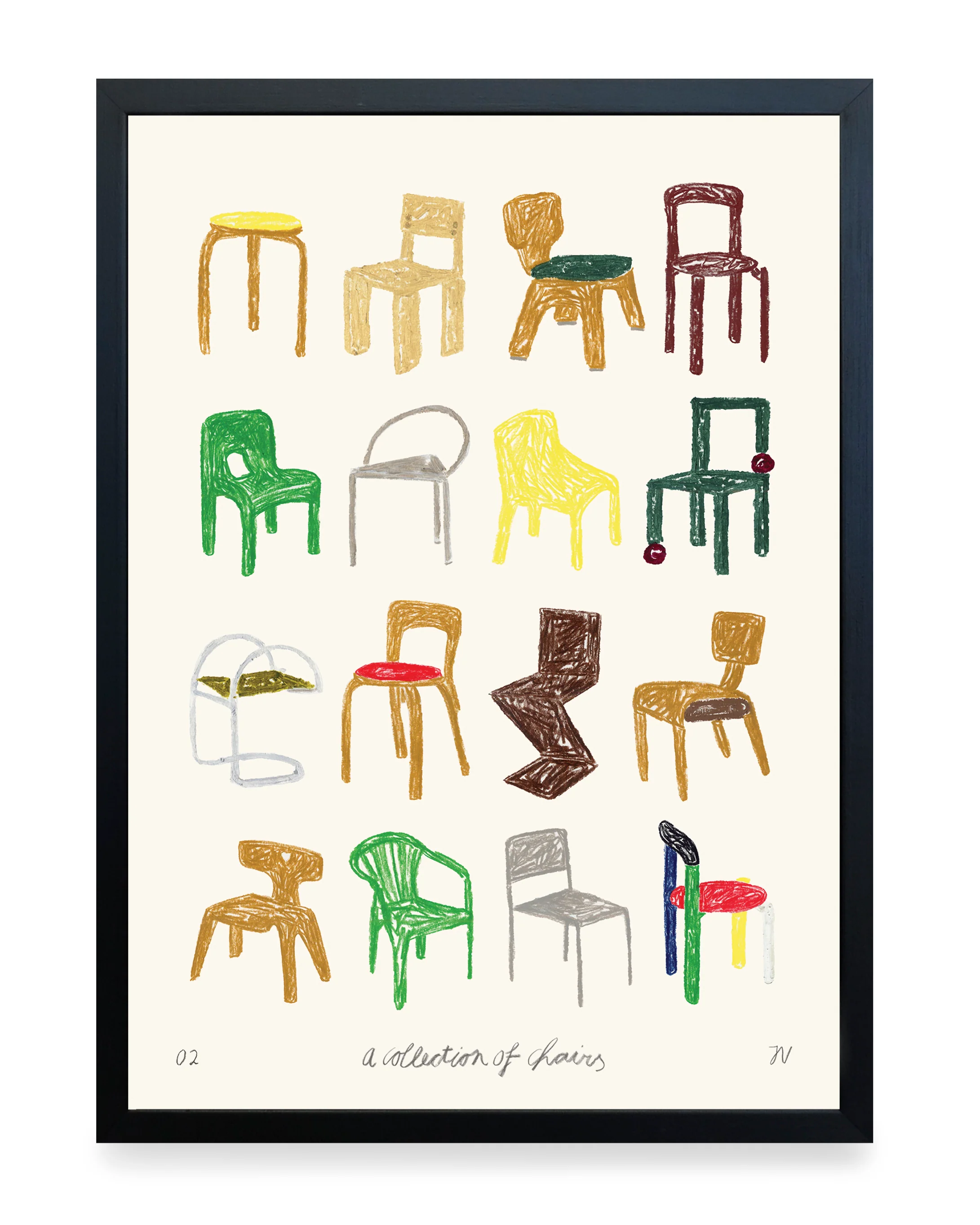 Print - A Collection of Chairs - Image 5