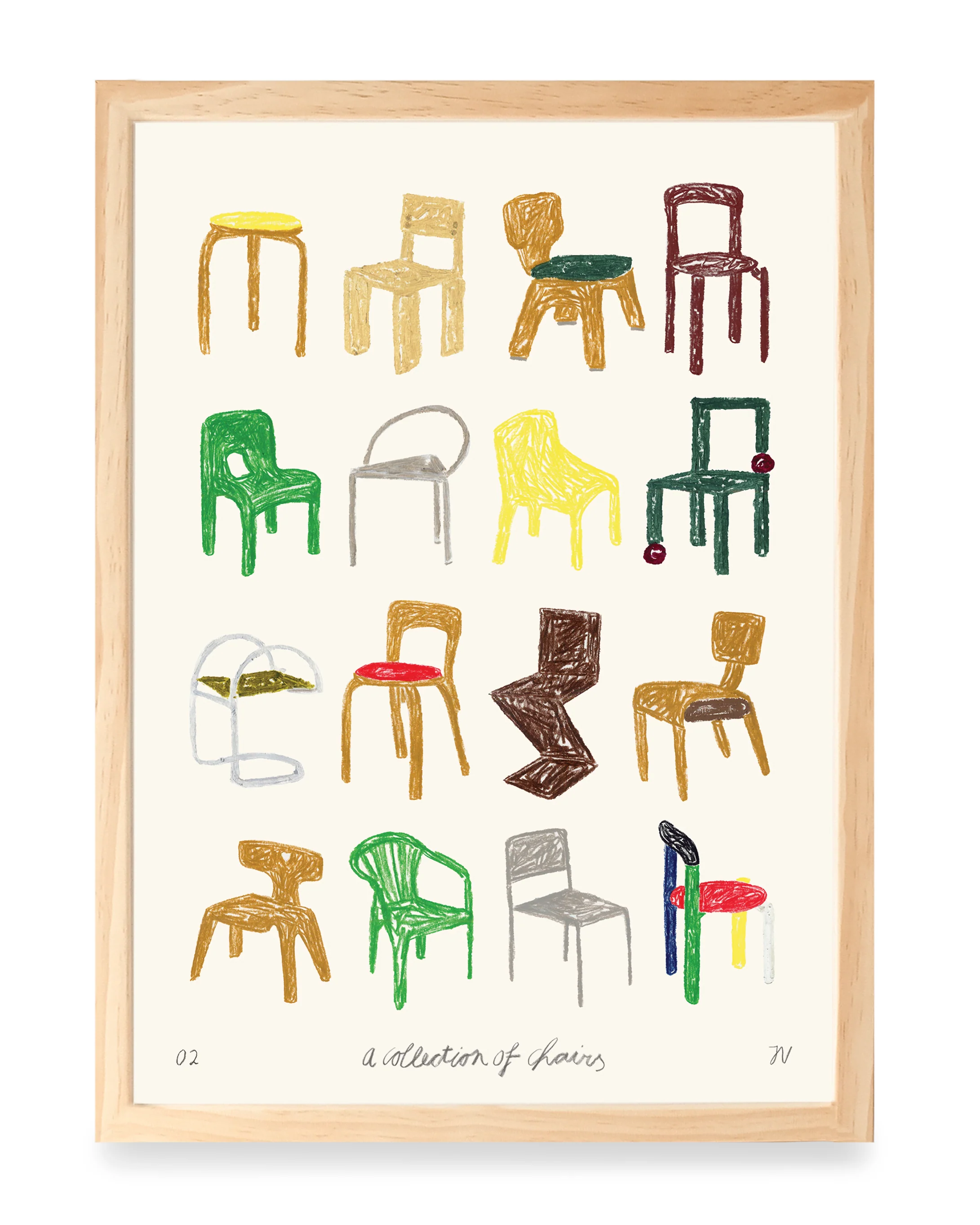 Print - A Collection of Chairs - Image 6