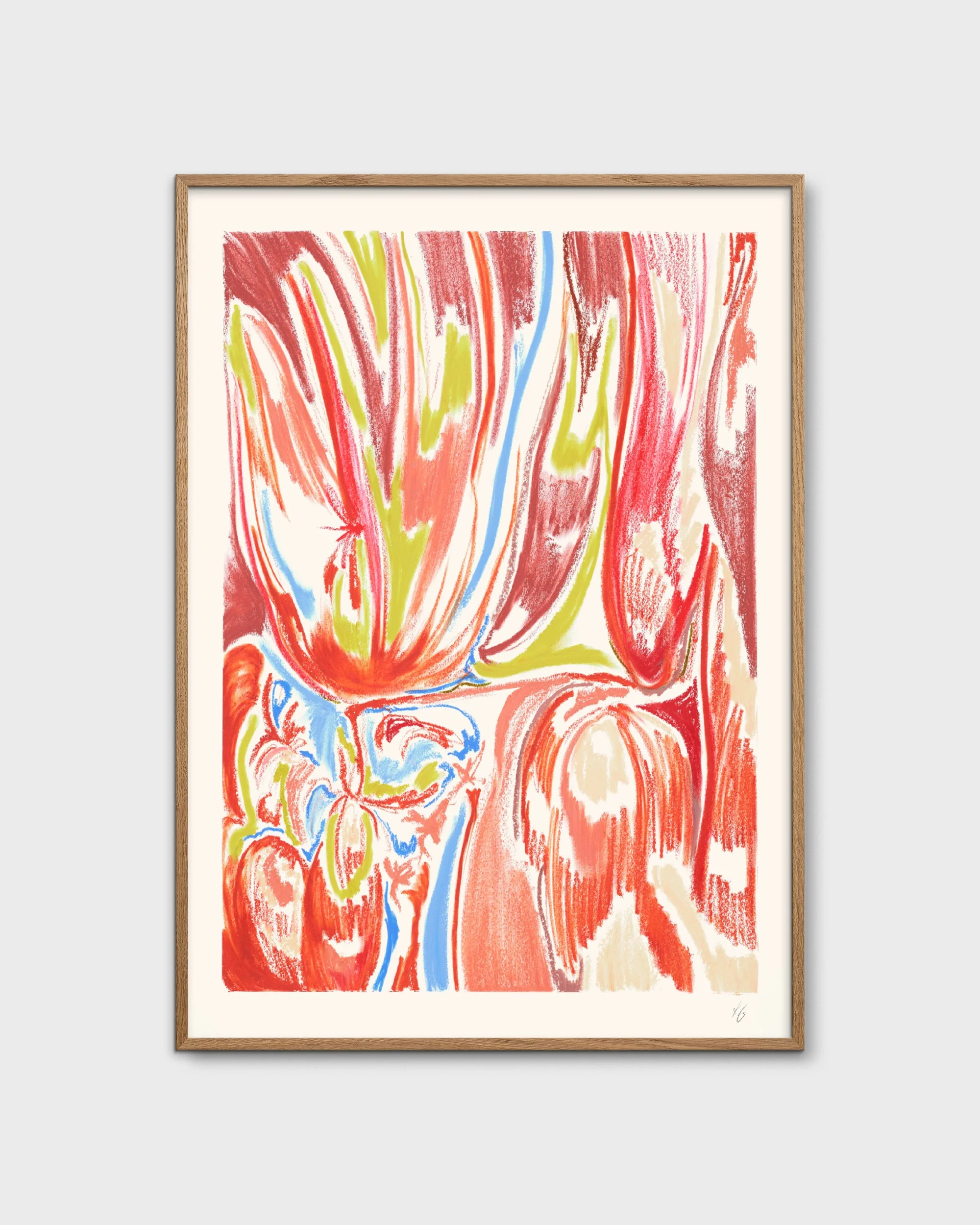 Print - Orangerøde Blade - Image 4