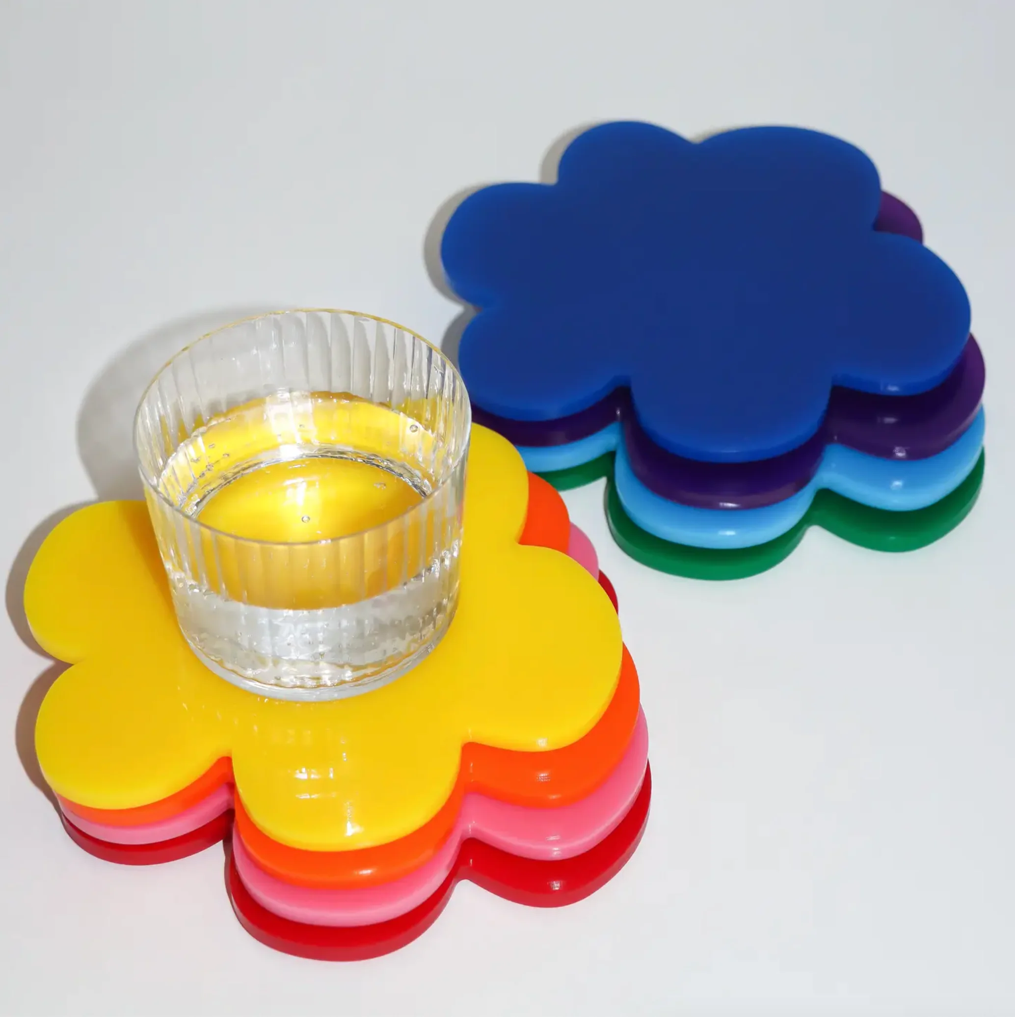 Flower Coaster - Dark Blue - Image 3