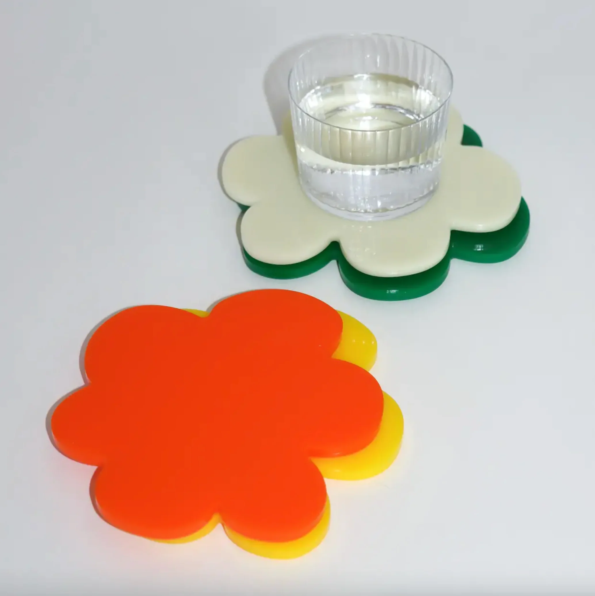 Flower Coaster - Green - Image 3