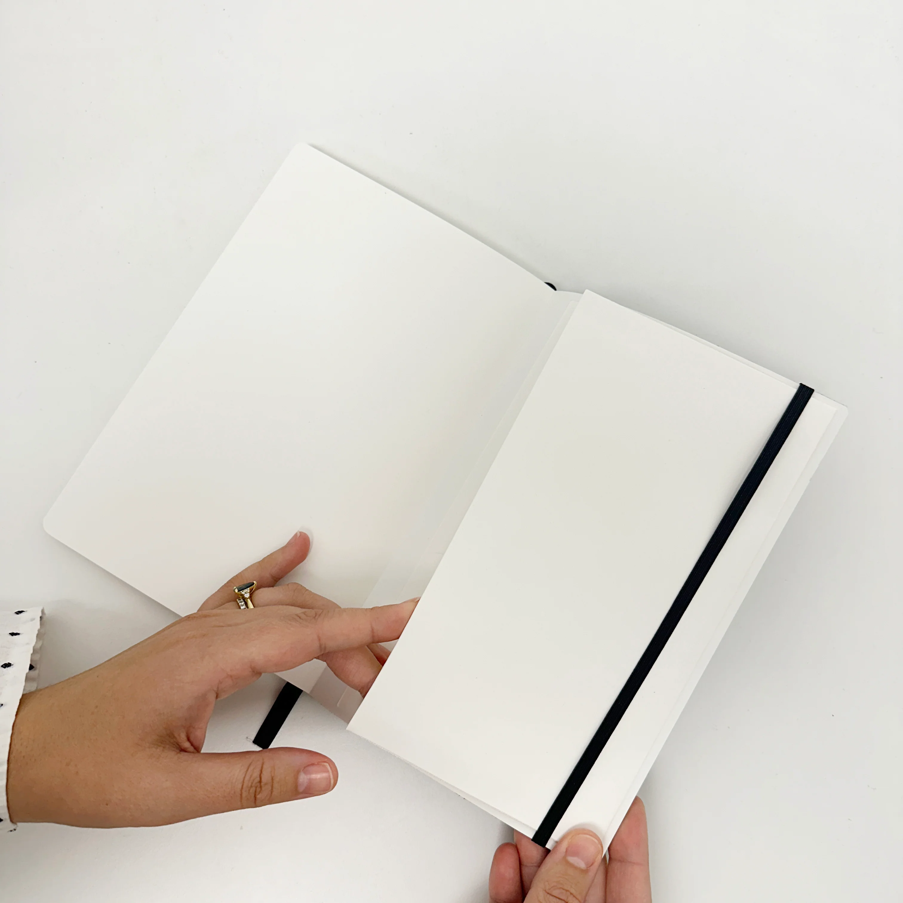 Vegan Leather Notebook - Blush - Image 4